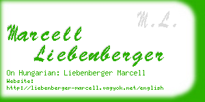 marcell liebenberger business card